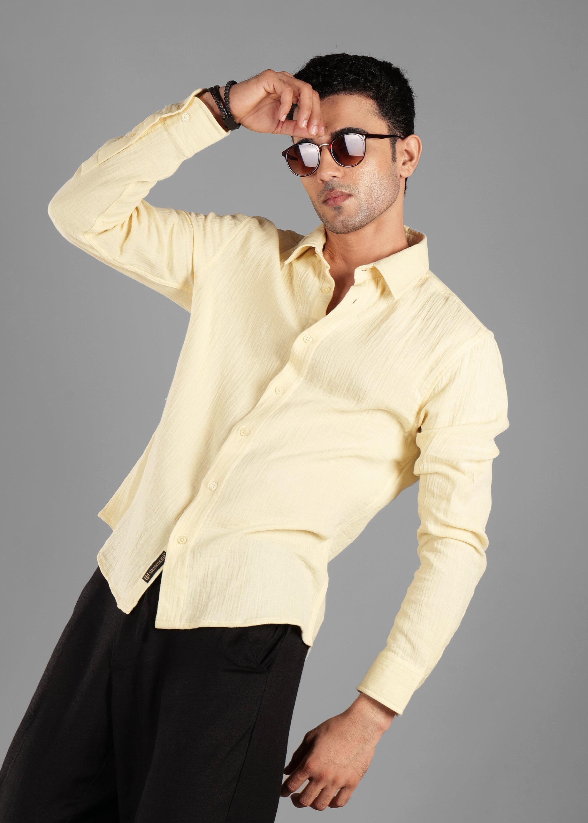 Stay UNHYNGED check shirt