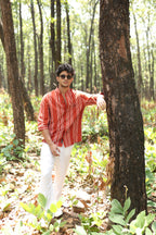 Laal Chiti Stripes Shirt