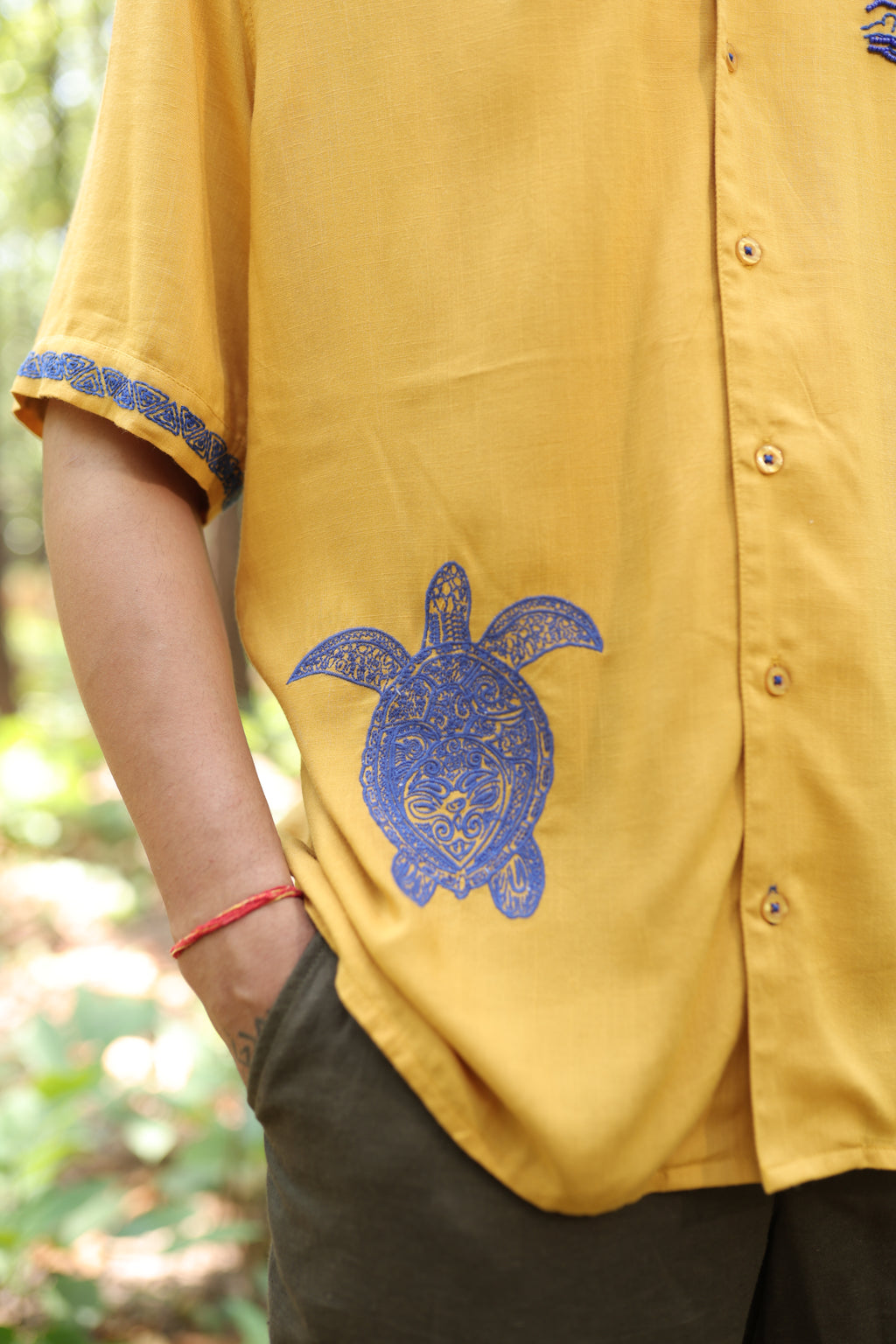 Da Slow King Embroidered Shirt