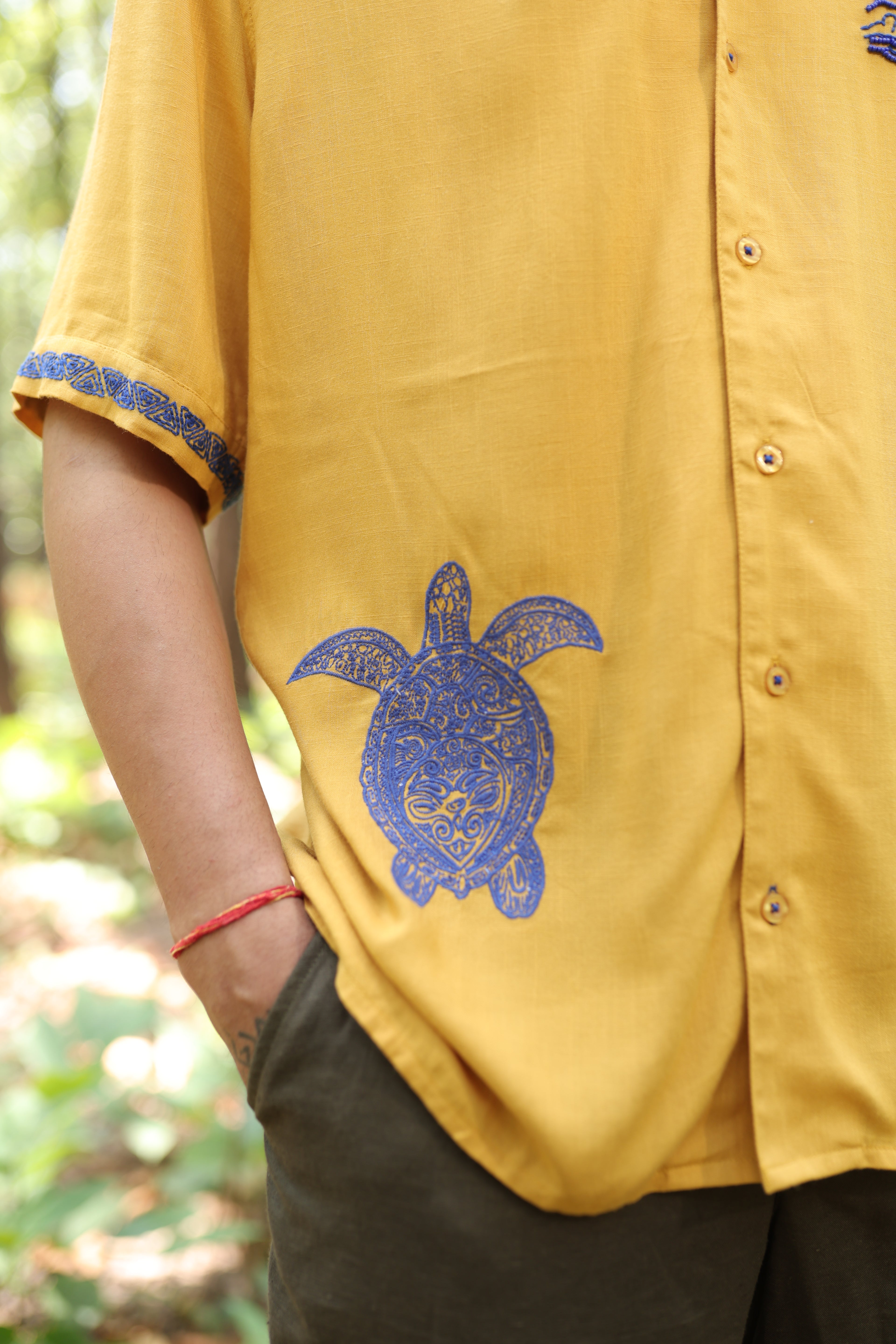Da Slow King Embroidered Shirt