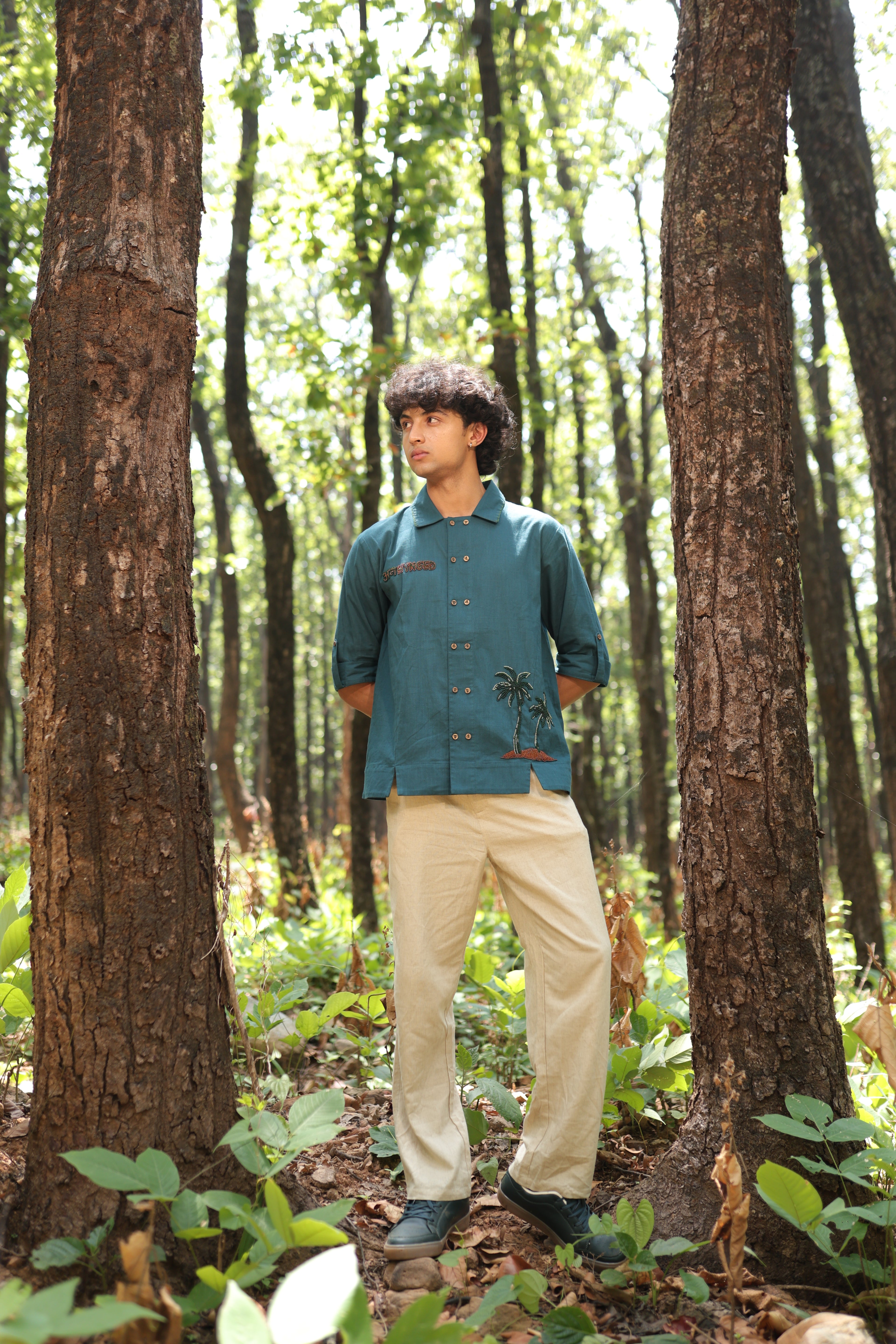 Tarang Hand Embroidered Shirt