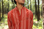 Laal Chiti Stripes Shirt