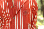 Laal Chiti Stripes Shirt