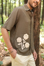 Vanam Crochet Patch Shirt