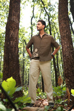 Vanam Crochet Patch Shirt