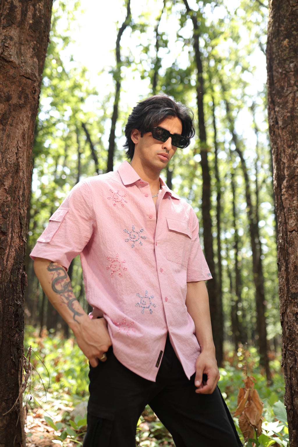 Saanj Hand Embroidered Shirt