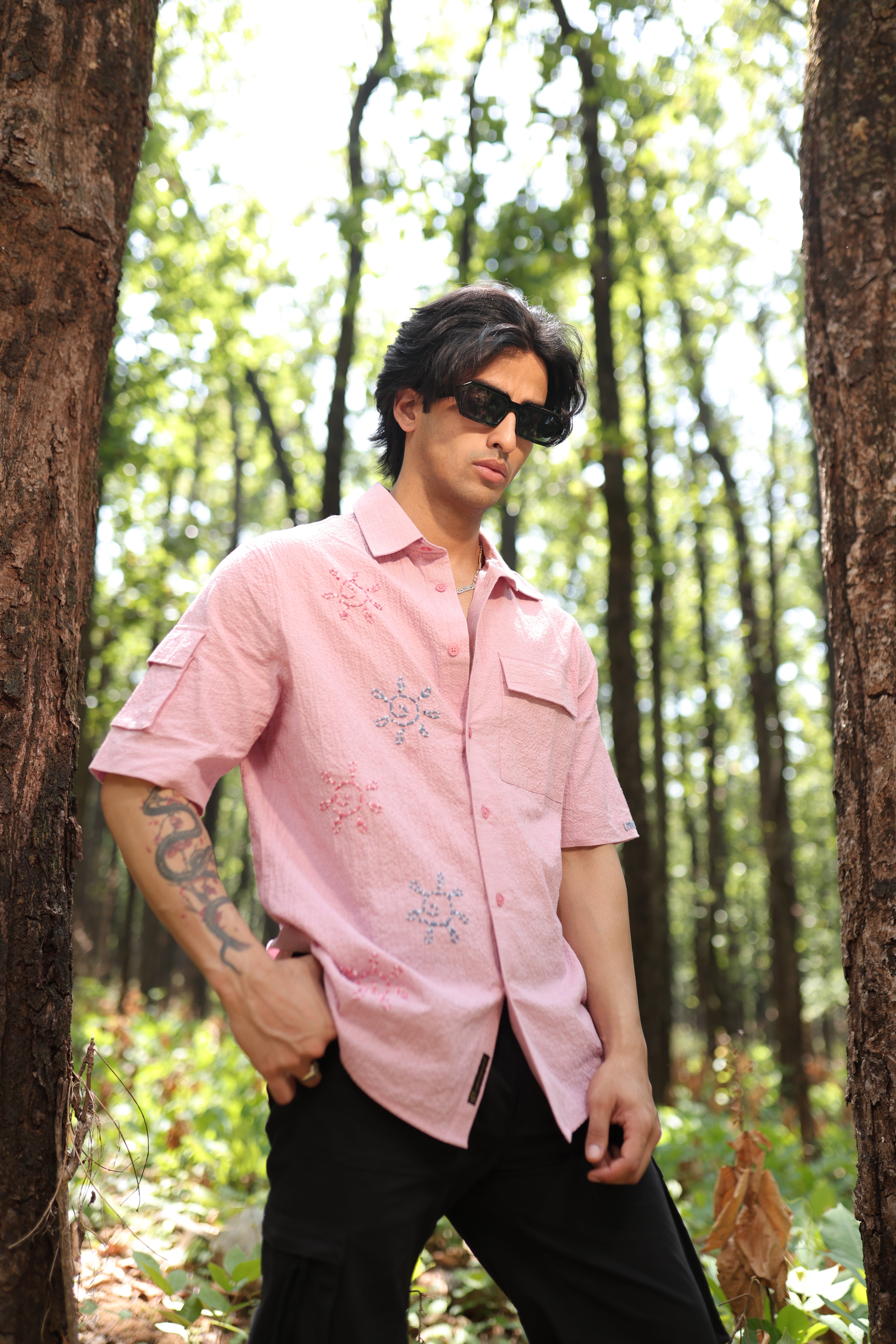 Saanj Hand Embroidered Shirt