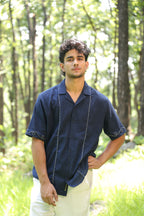 The Blue Hour Hand Embroidered Shirt