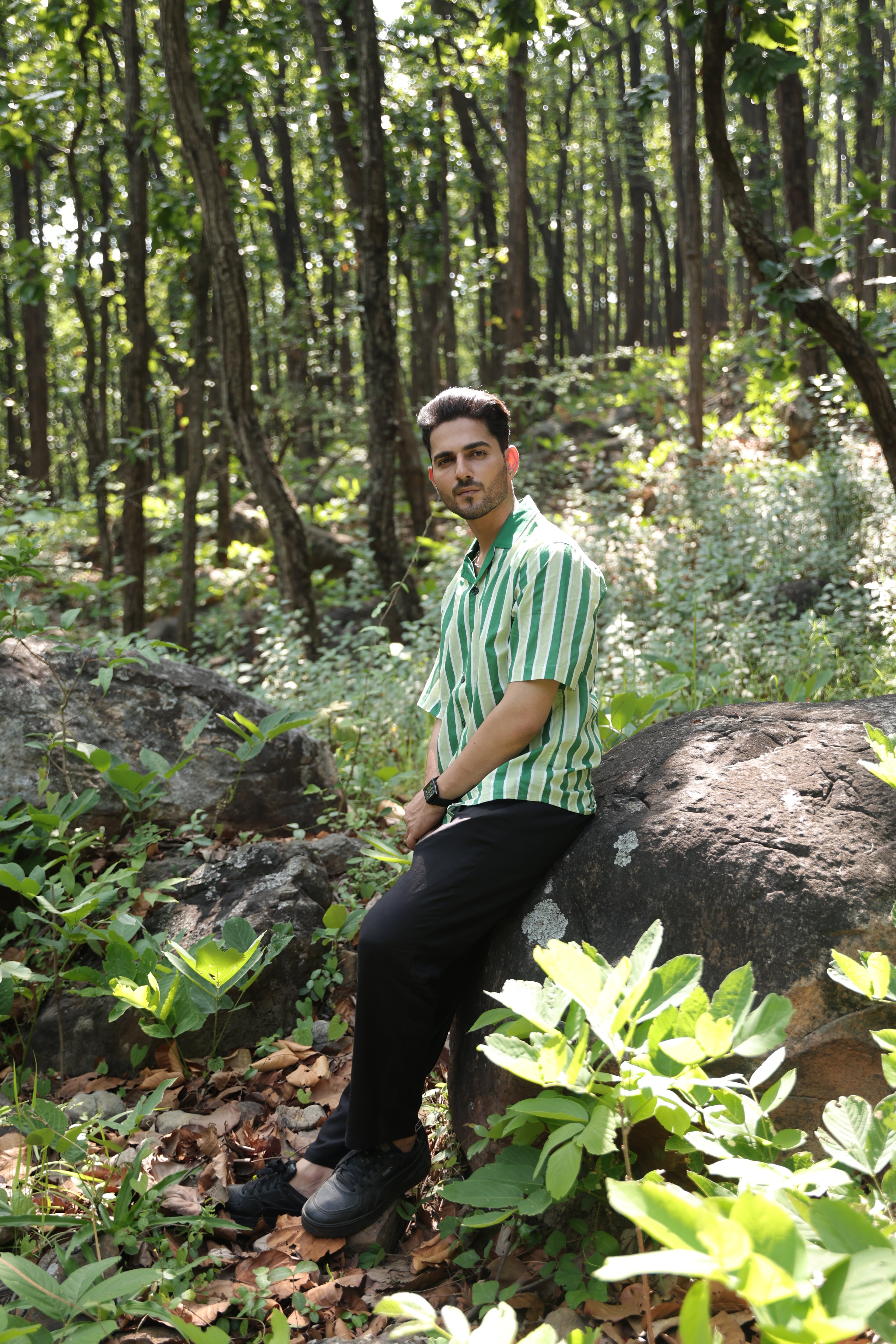 Green Stripe Shirt