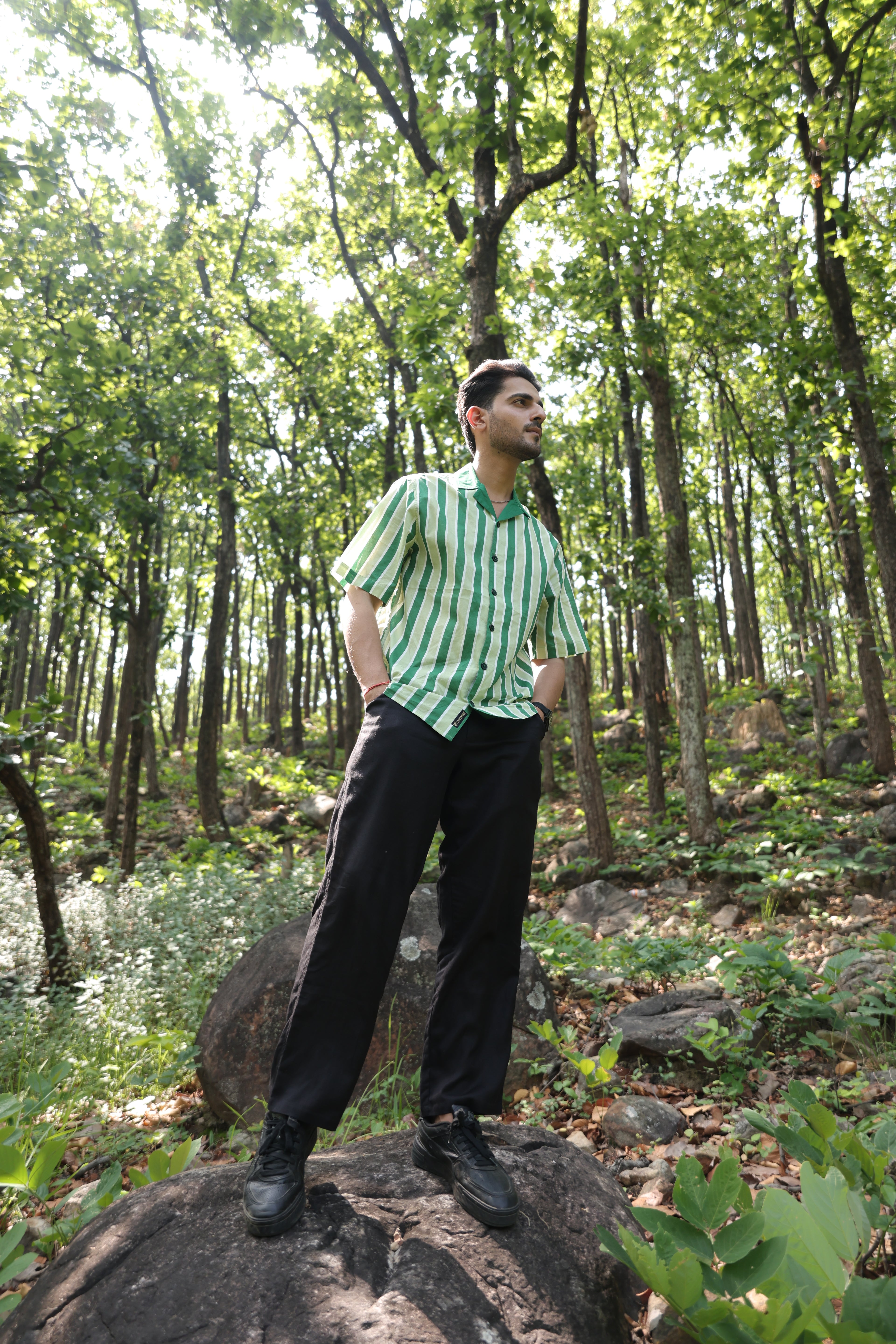 Green Stripe Shirt