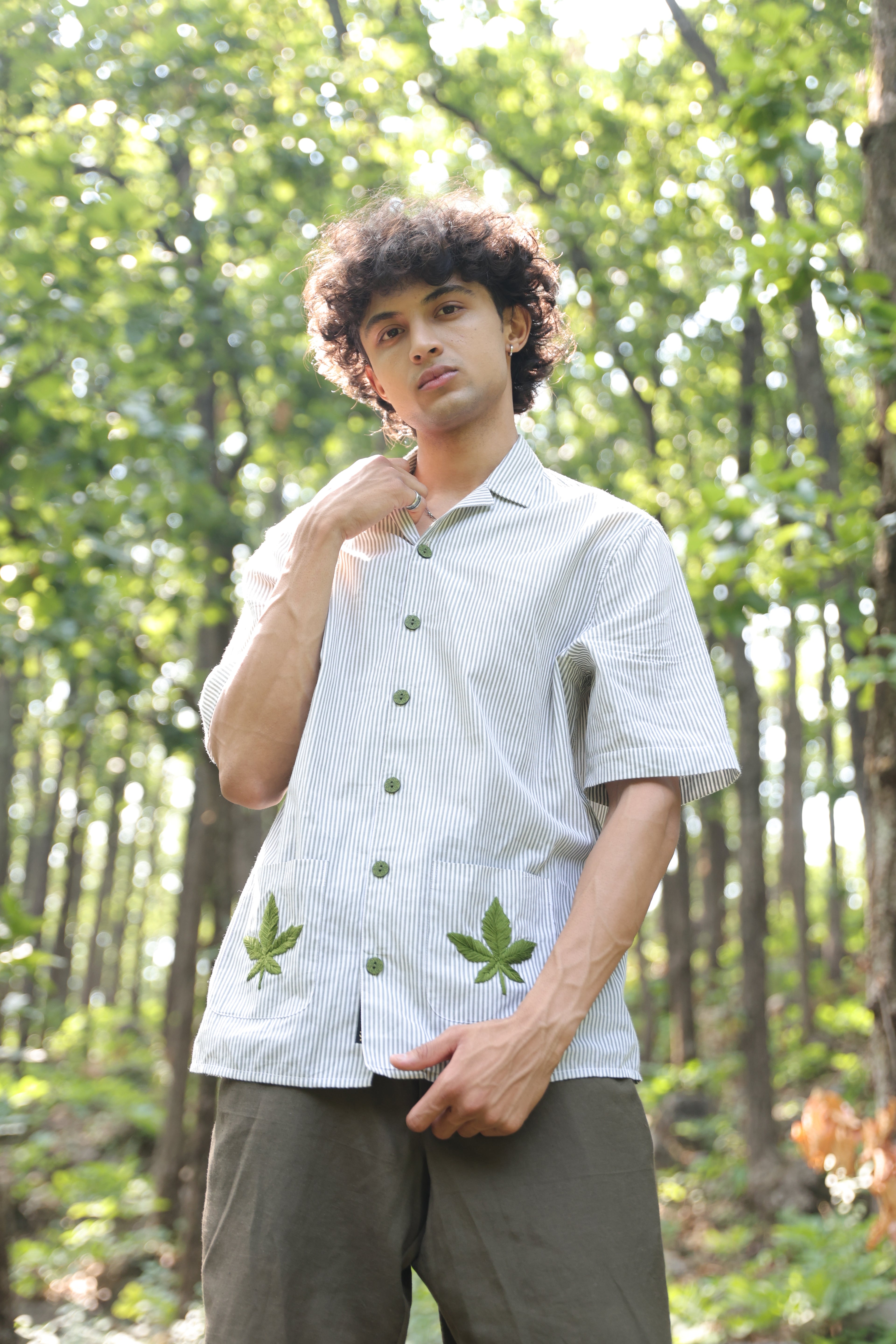 Dum Maro Dum Hand Embroidered Shirt
