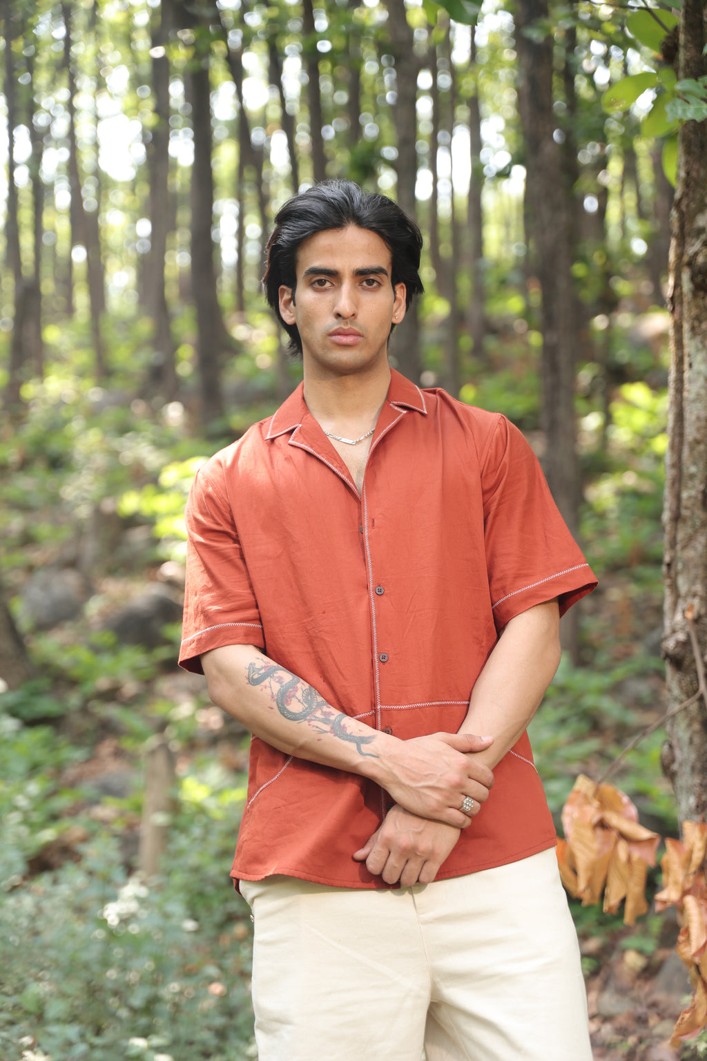 Bhumi Rust Shirt