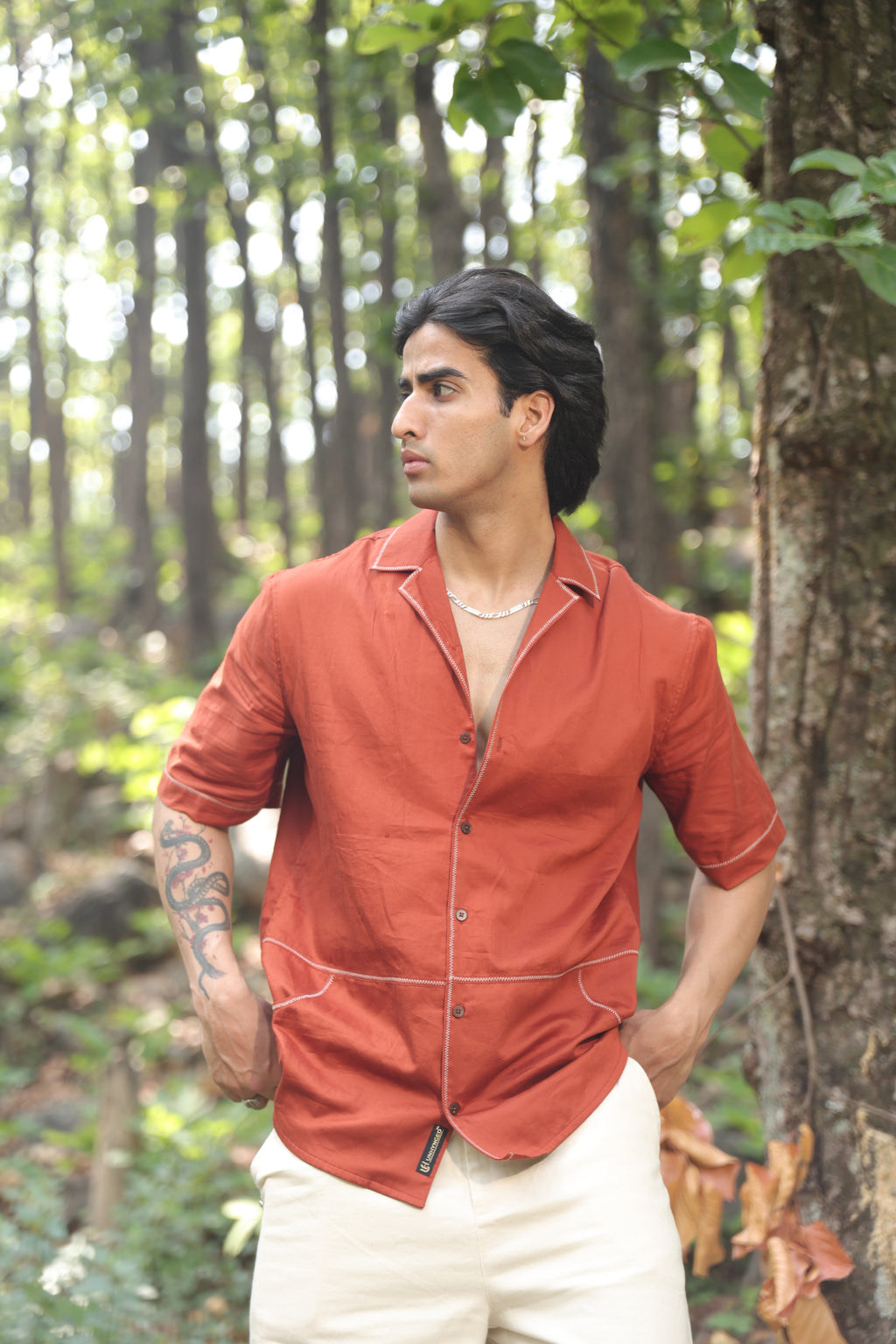 Bhumi Rust Shirt