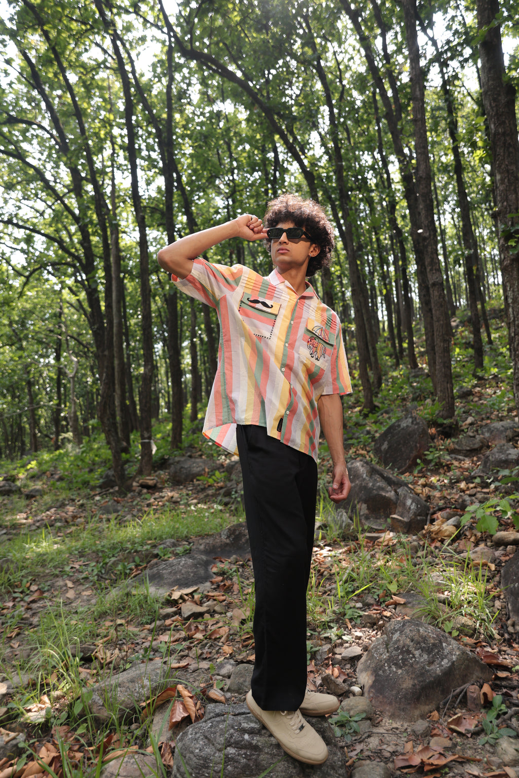 Gajraj Hand Embroidered Shirt
