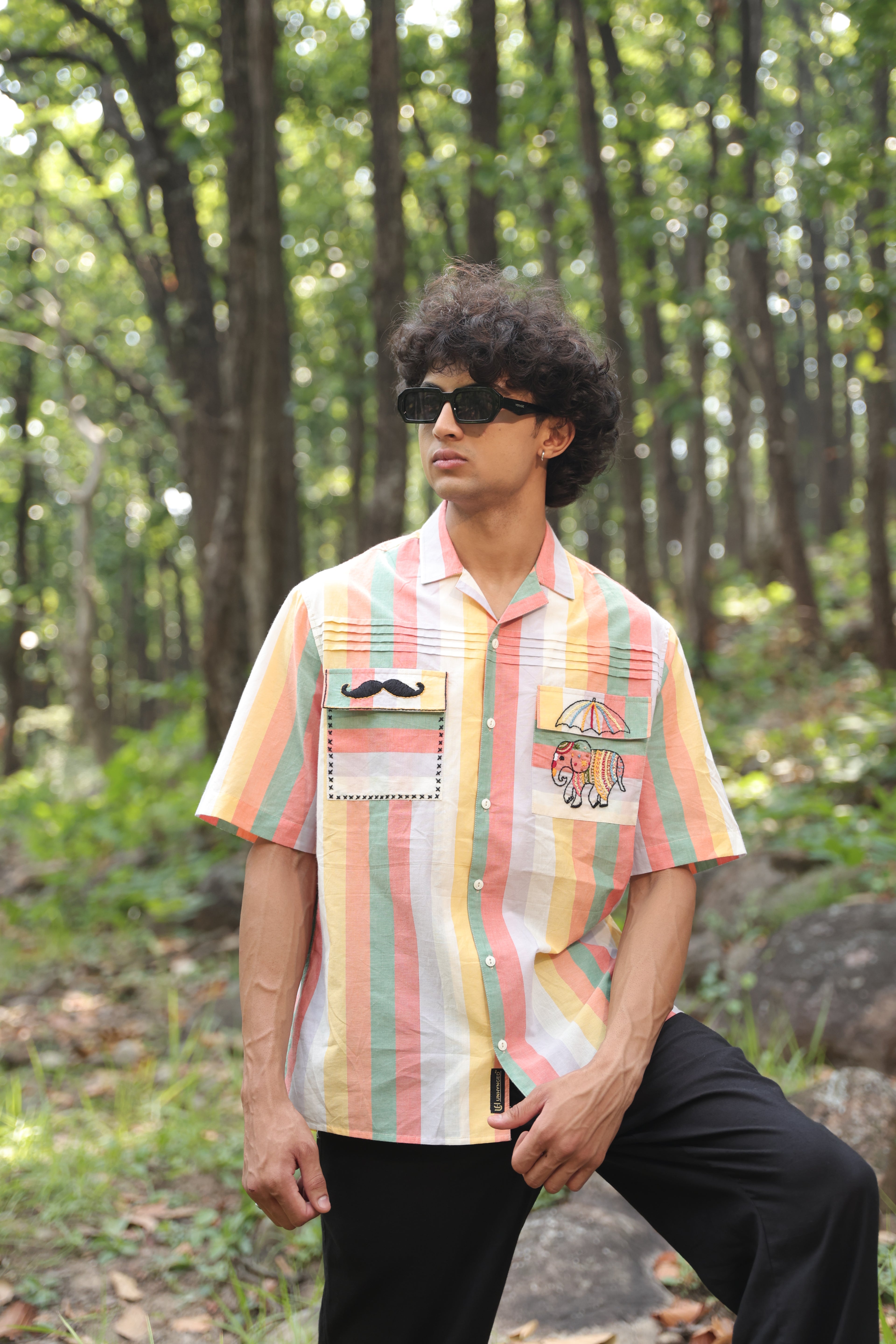 Gajraj Hand Embroidered Shirt