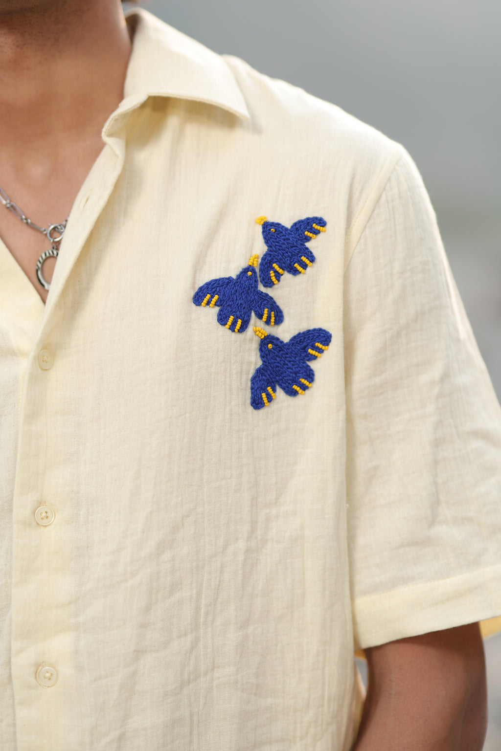 Neel Pankh Hand Embroidered Shirt