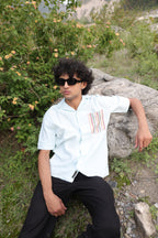 Rang Rekha Hand Embroidered Shirt