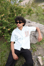 Rang Rekha Hand Embroidered Shirt