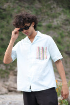 Rang Rekha Hand Embroidered Shirt