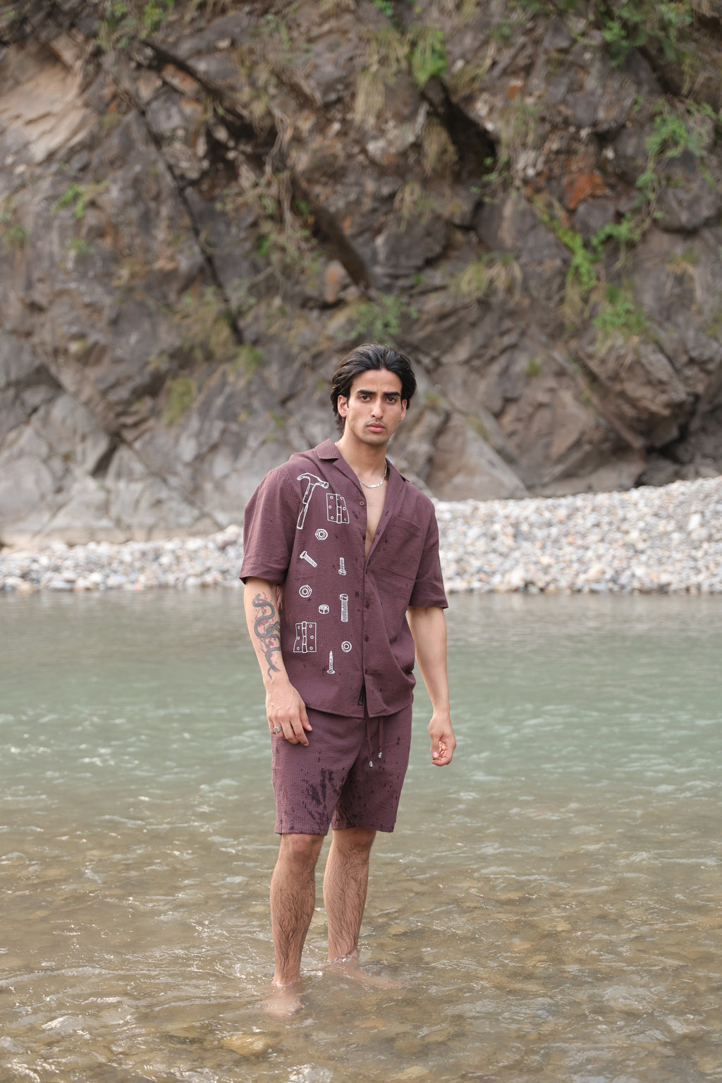 Hynges Co-ord Set - Brown
