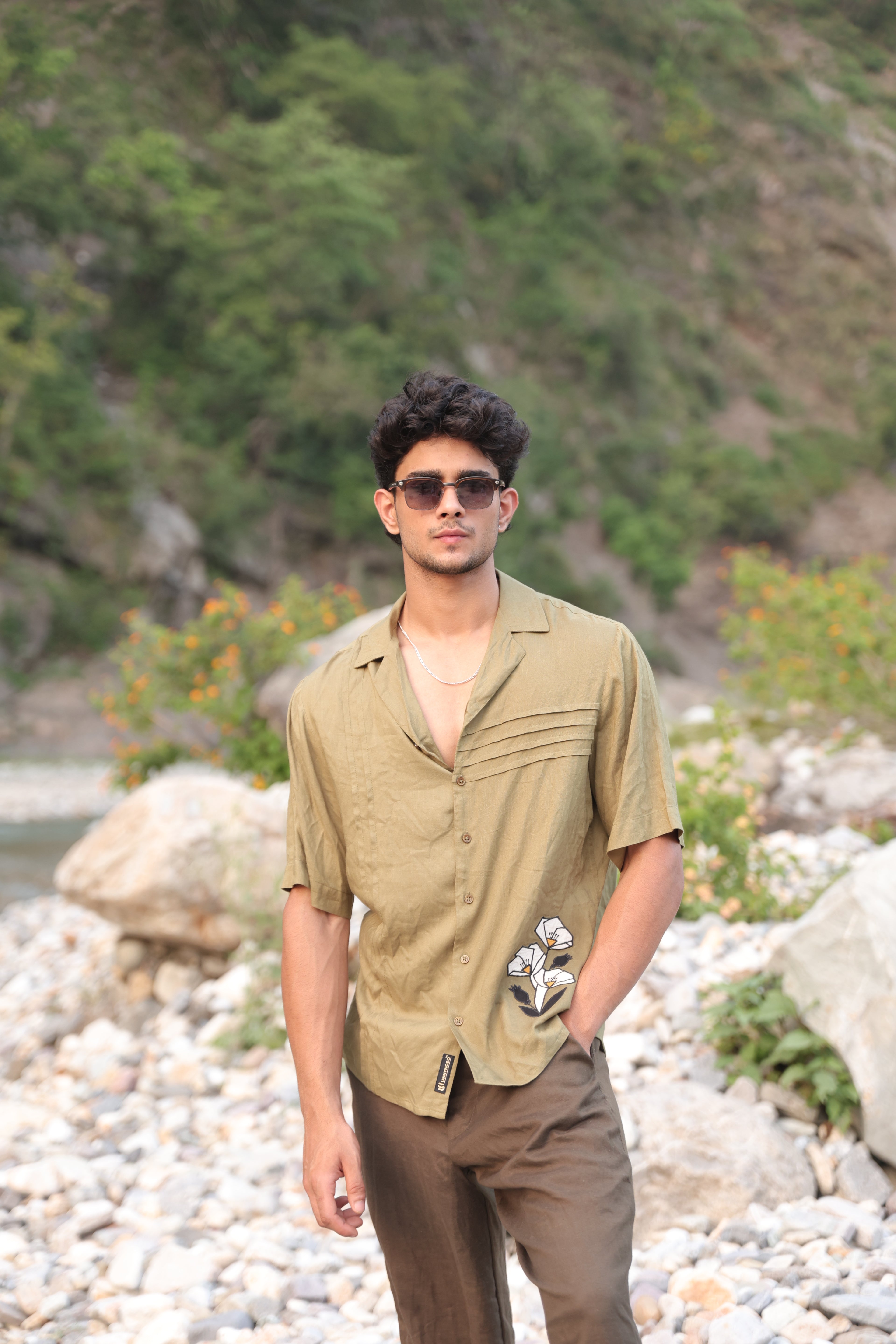 Pushpa Pintuck Shirt