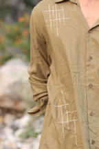Dhaari Hand Embroidery Shirt