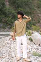 Dhaari Hand Embroidery Shirt