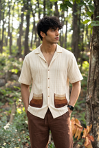 Banjara Crochet Dual Pocket Shirt