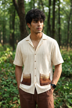 Banjara Crochet Dual Pocket Shirt