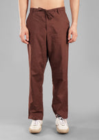 Coffee Brown Relaxed Pants for Men