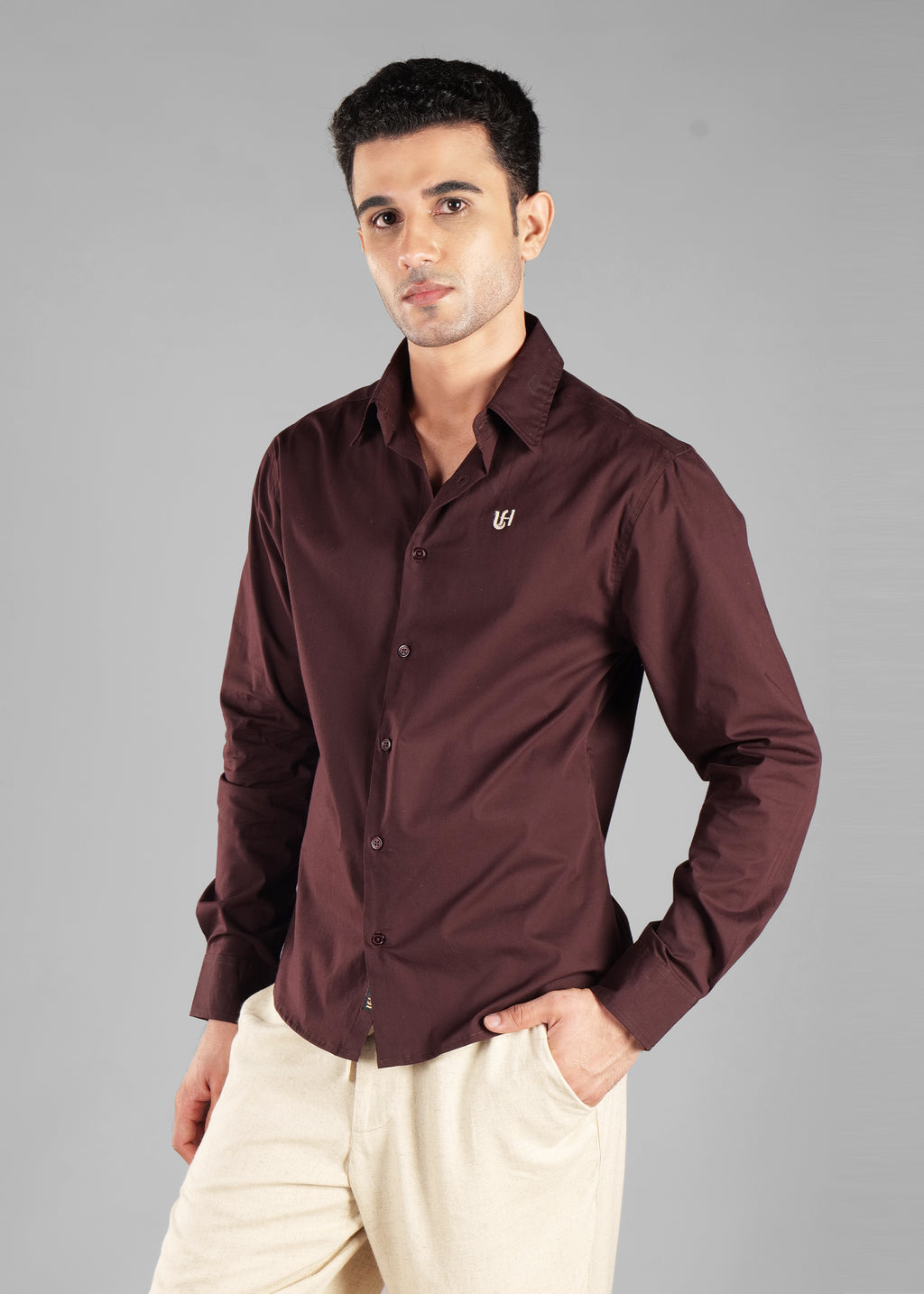 Coffee Bean Classic Logo Shirt for Men