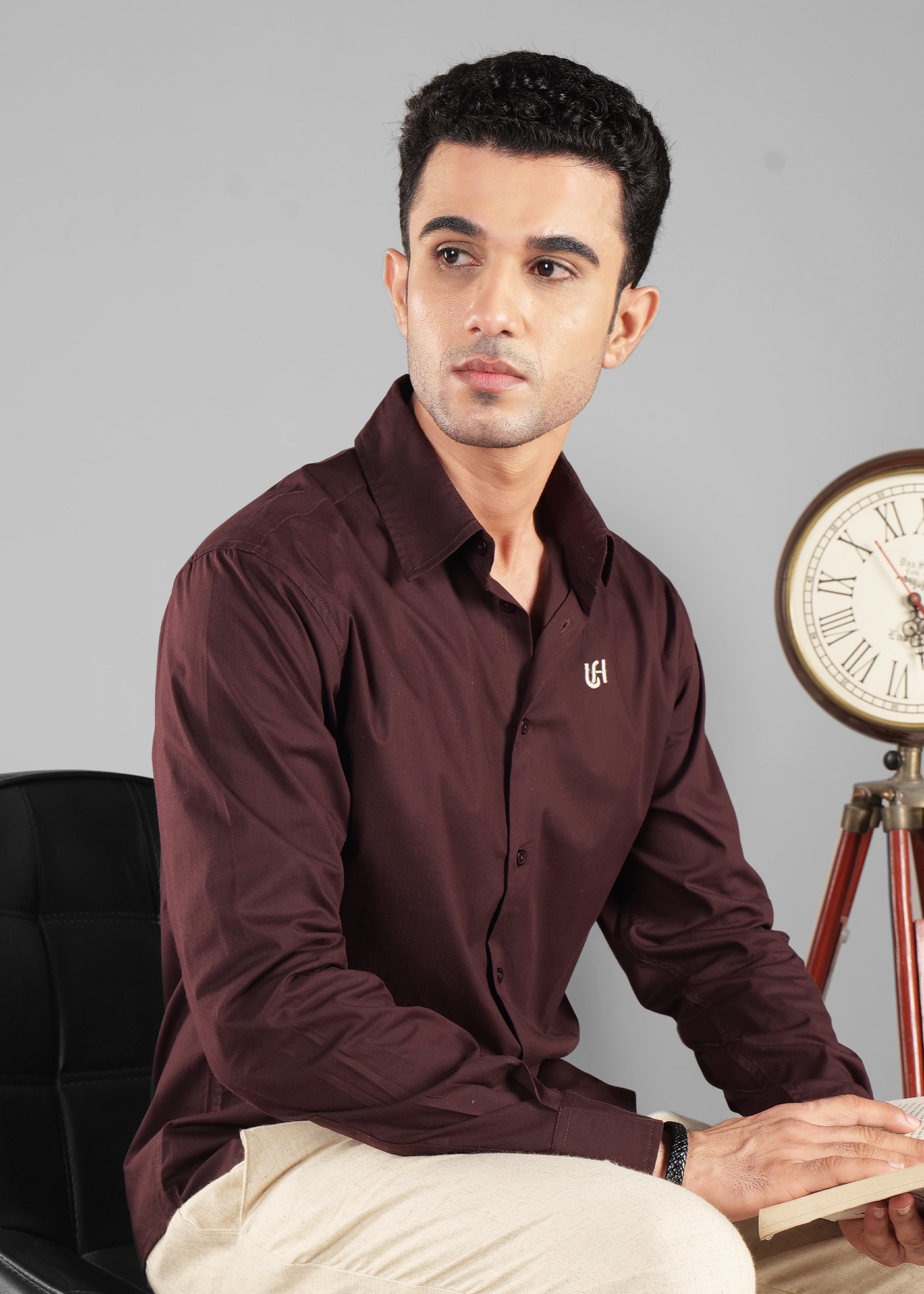 Coffee Bean Classic Logo Shirt for Men