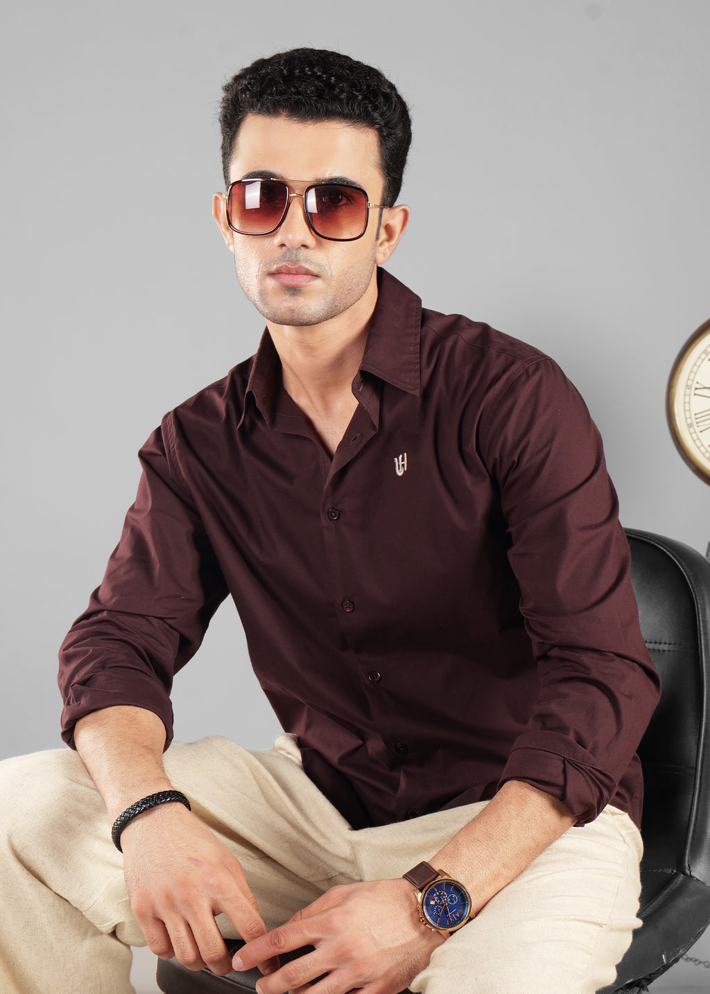 Coffee Bean Classic Logo Shirt for Men
