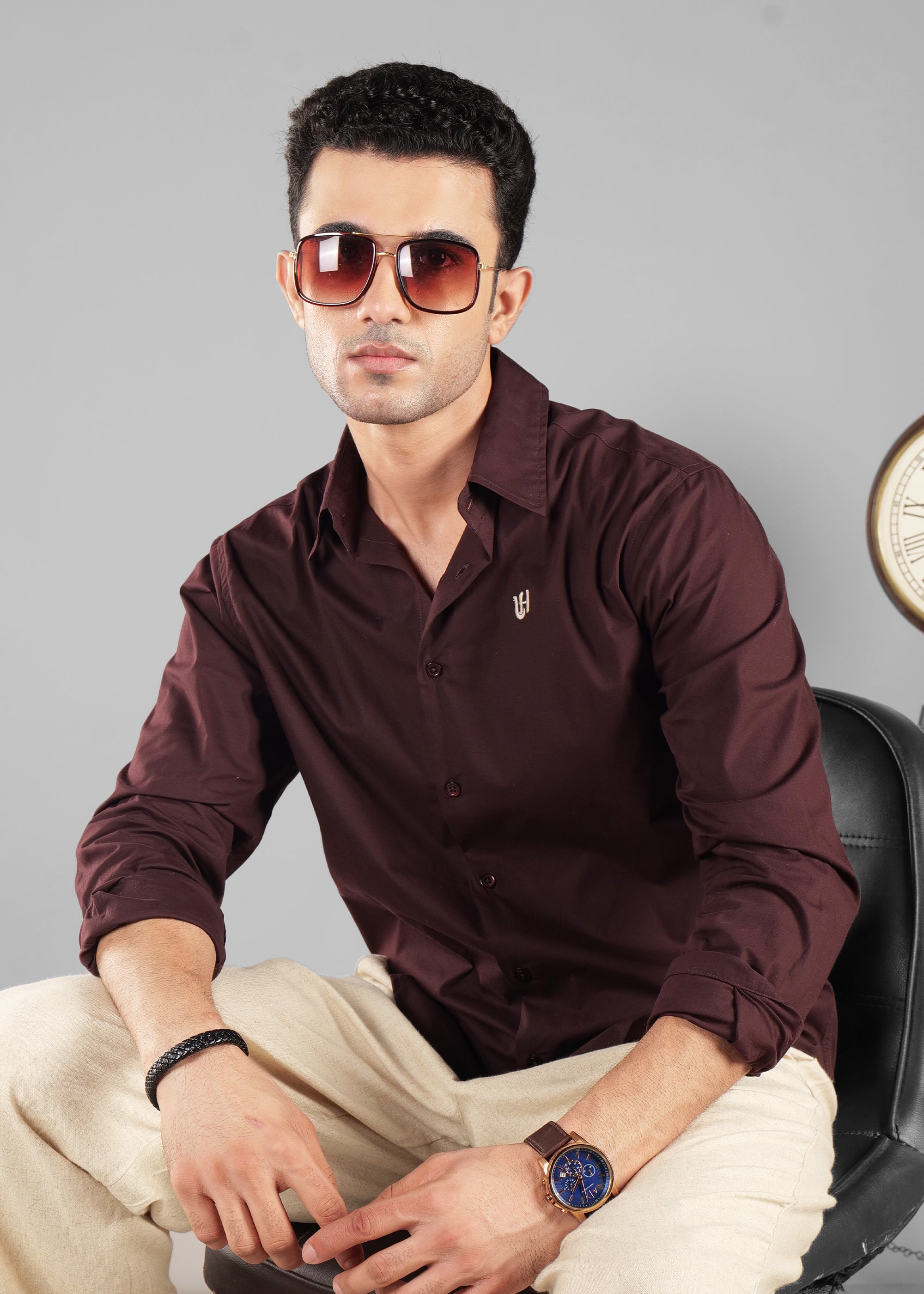 Coffee Bean Classic Logo Shirt for Men