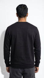 Black Wildlife Graphic Sweatshirt