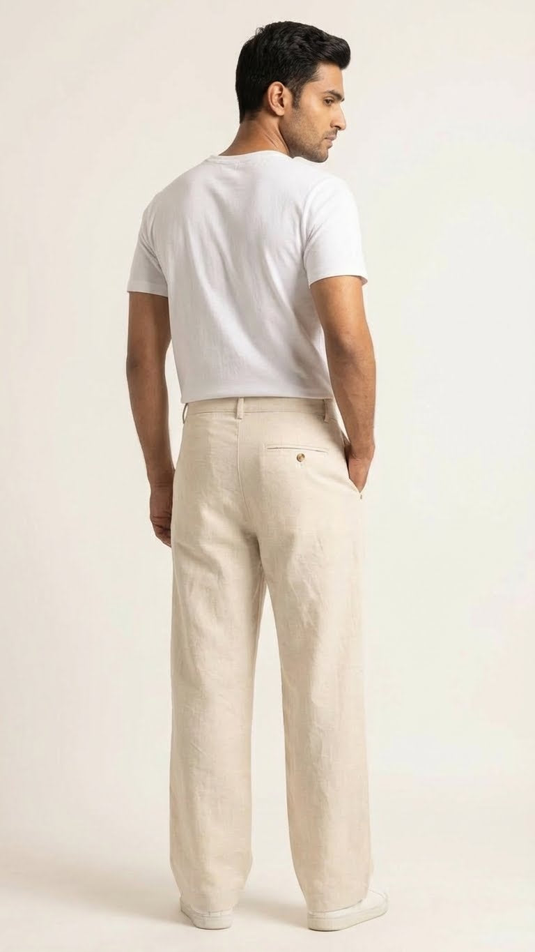 Canvas Ecru  Pant