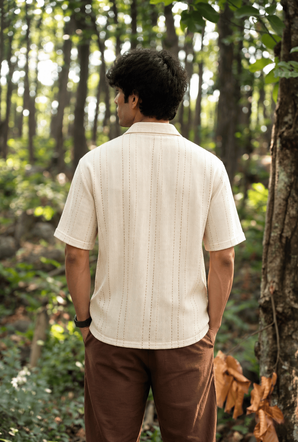 Banjara Crochet Dual Pocket Shirt