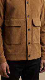 Camel Brown Corduroy Jacket