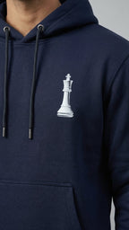 Royal Harmony Chess Graphic Hoodie for Men