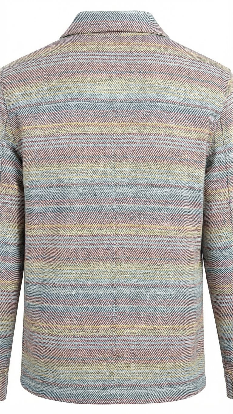 Multi-Shade Blanket Jacket