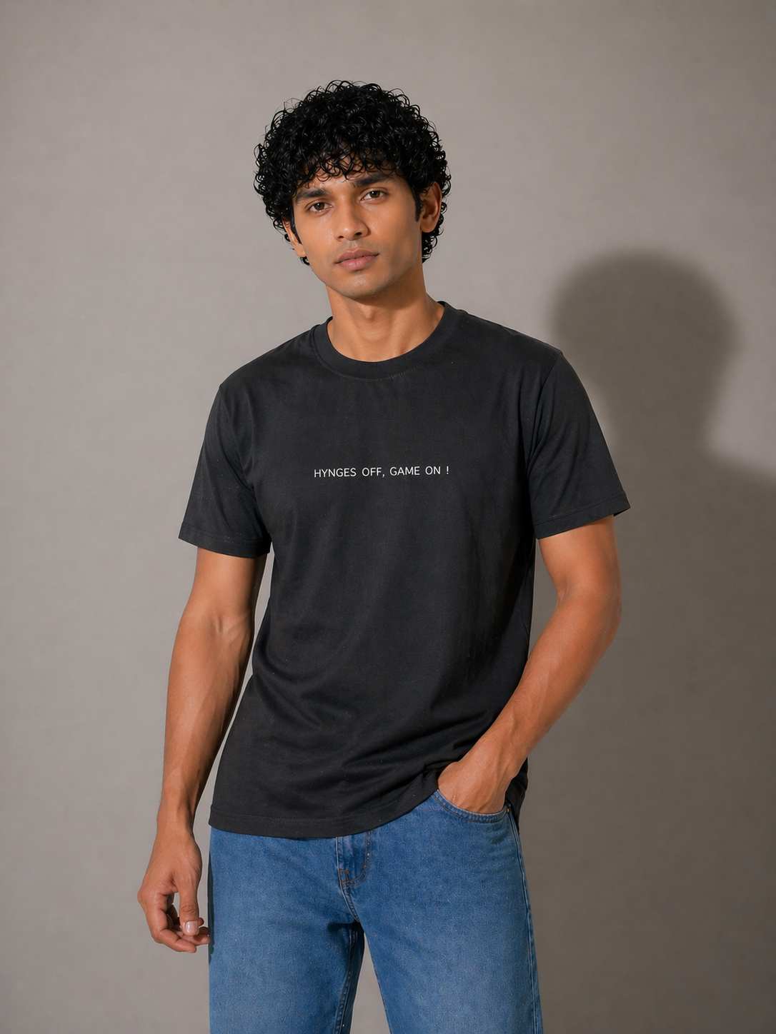 Black "Game On" T-Shirt
