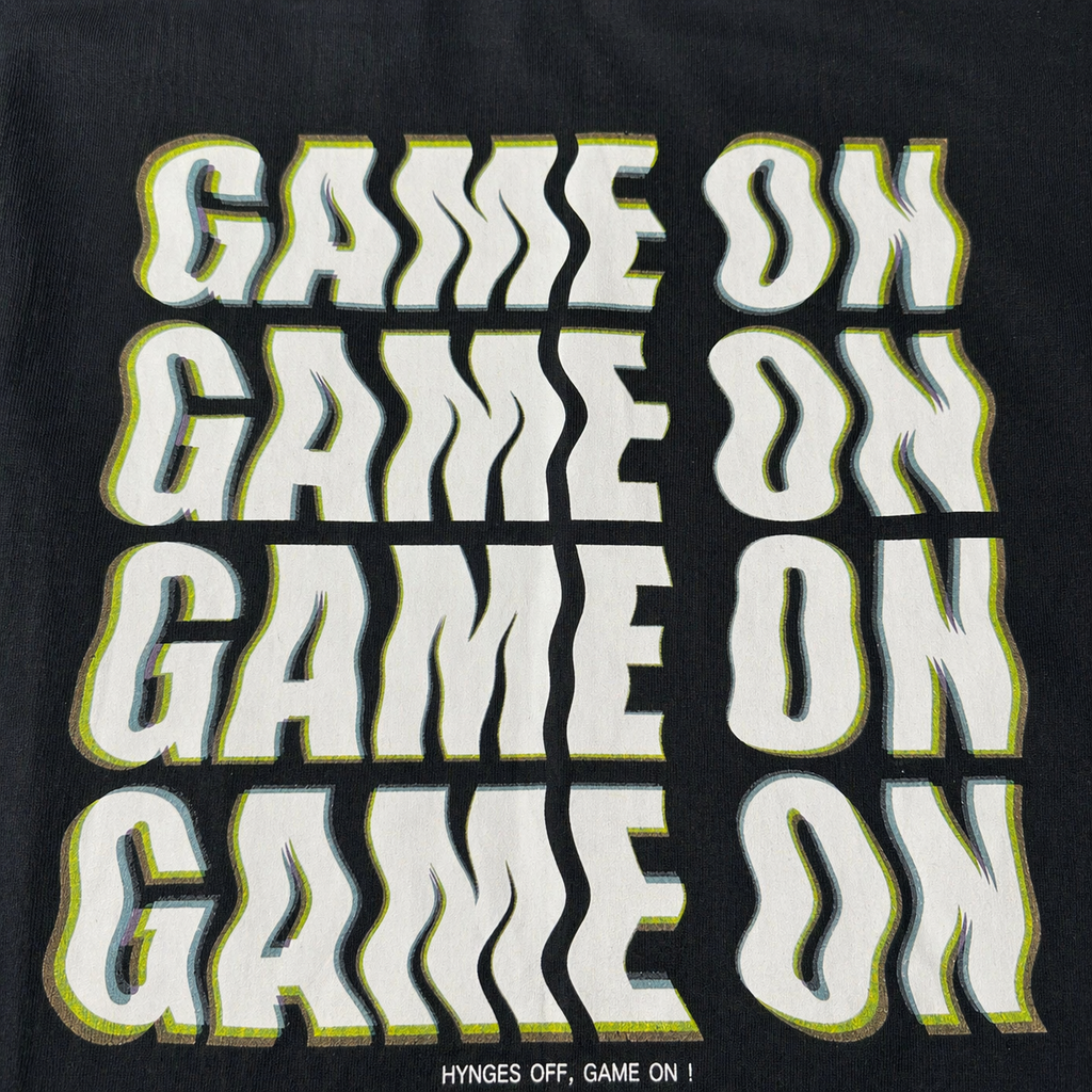 Black "Game On" T-Shirt