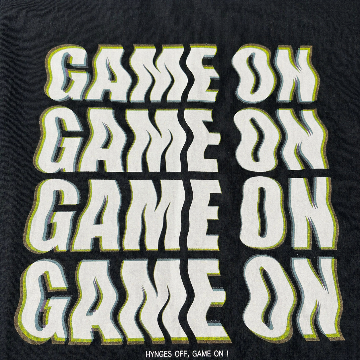 Black "Game On" T-Shirt