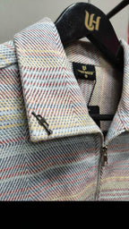 Multi-Shade Blanket Jacket