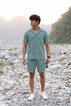 Hynges Co-ord Set - Granite Green