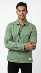 Pista Green Twill Jacket