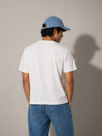 White "Game On" Graphic T-Shirt