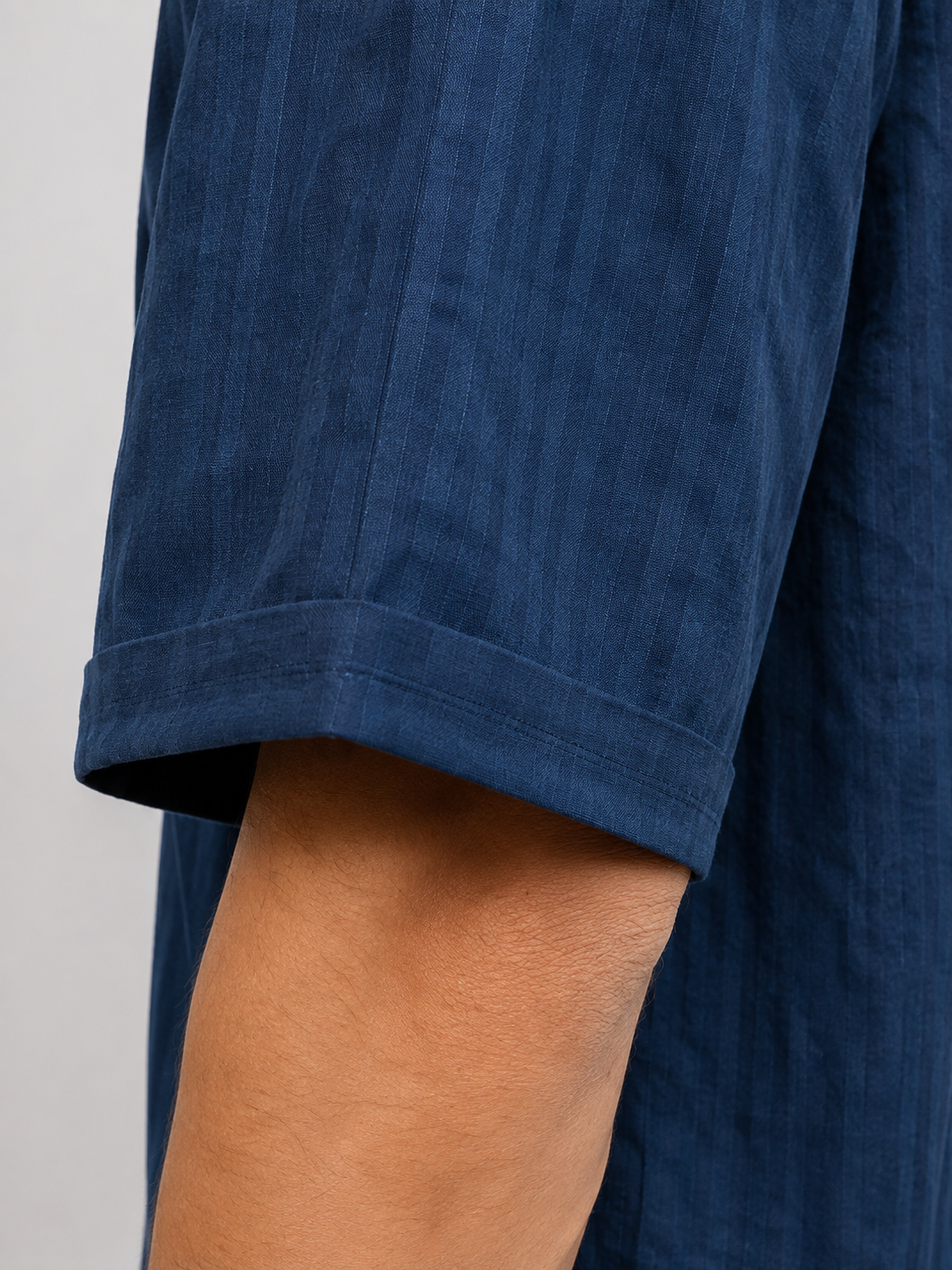 Quite Stripe Unhynged Navy Blue Shirts