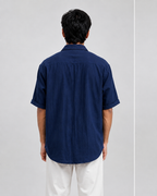 Navy Blue half sleeve shirt