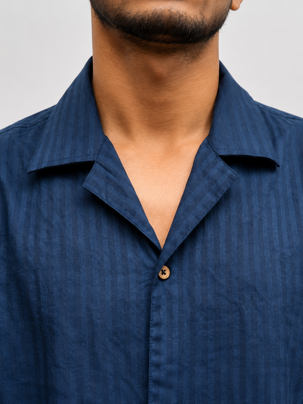 Quite Stripe Unhynged Navy Blue Shirts